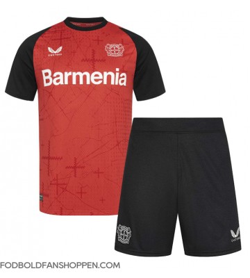 Bayer Leverkusen Alejandro Grimaldo #20 Hjemmebanetrøje Børn 2024-25 Kortærmet (+ Korte bukser)